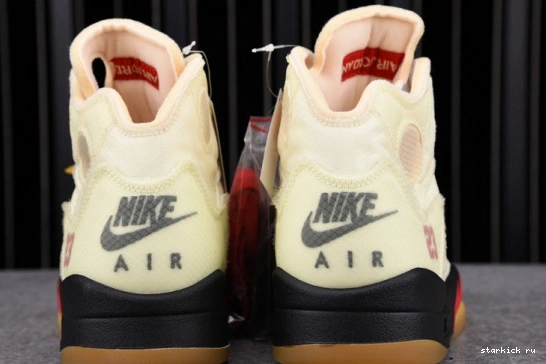 DH8565-100 O-W AIR DH8565-100 Retro 5 Sail Jordan 0318